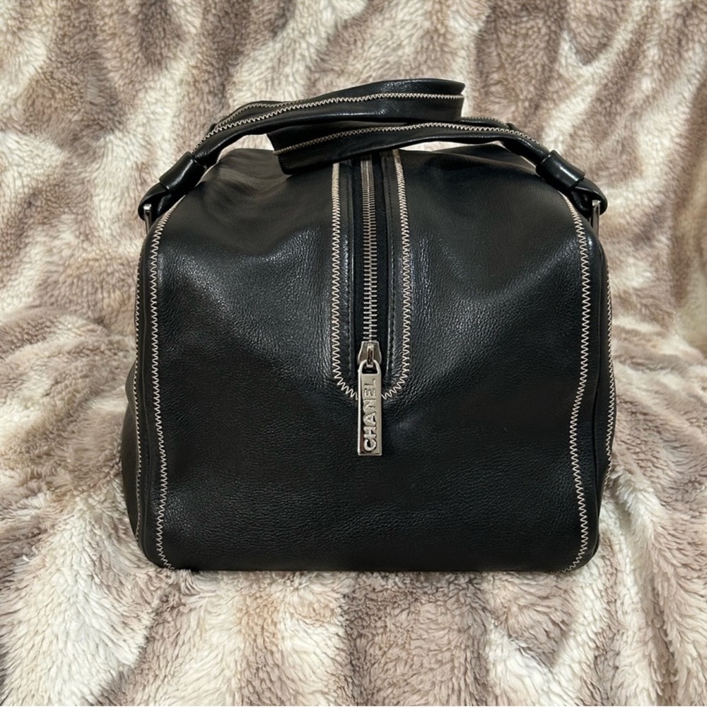Chanel Lambskin Bowler Bag - Picture 5 of 7